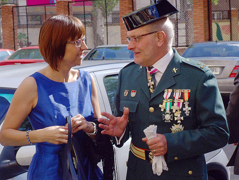 Festividad del Pilar 2012. Guardia Civil de Aranda de Duero.