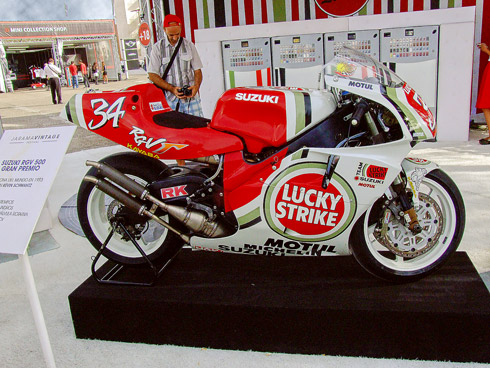 La moto campeona del mundo del mítico Kevin Schwantz