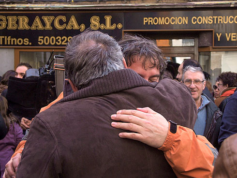 Premios de la Lotería de Navidad 2012 en Aranda de Duero