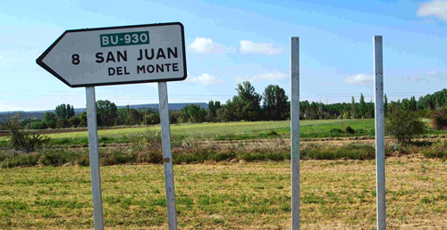 Por la izquierda a San Juan del Monte, por la derecha ¿a dónde?