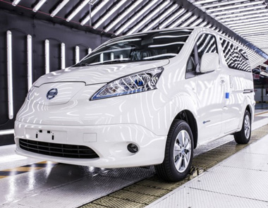 La e-NV200 cuenta con una batería de 40 KWh