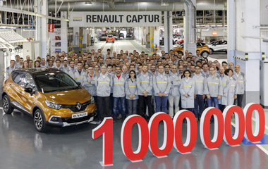 La factoría de Valladolid ha fabricado su Captur número un millón La factoría de Valladolid ha fabricado su Captur número un millón