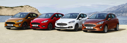 De izquierda a derecha: ‘Active’, ‘ST-Line’, ‘Vignale’ y ‘Titanium’ 01 vista delantera1 Ford Fiesta: 8ª generación del mítico modelo