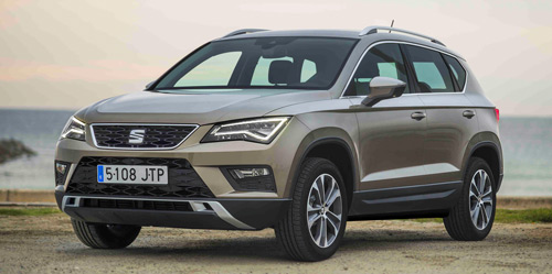 Imagen frontal del Seat ATECA