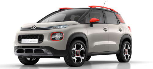 Imagen frontal del Citroën C3 Aircross