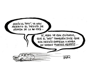 Viñeta publicada en 2015 al inaugurarse el cruce de Fresnillo