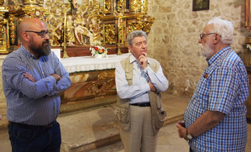 Máximo López Vilaboa, Antonio Baciero y el párroco de Vadocondes