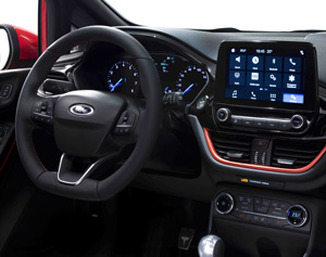 El volante cuenta ahora con menos botones de control El volante cuenta ahora con menos botones de control