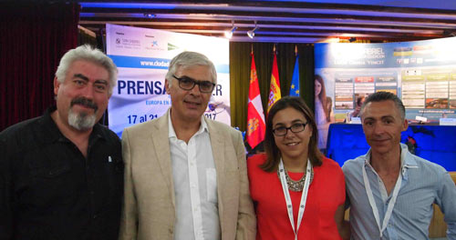 De izquierda a derecha: José Ignacio Delgado, Wilhelm Hofmeister, Celia Izquierdo y Miguel Ángel Gayubo José Ignacio Delgado, Wilhelm Hofmeister, Celia Izquierdo y Miguel Ángel Gayubo