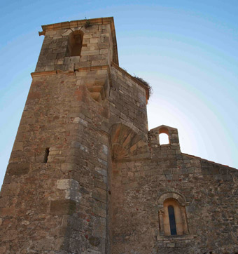 Detalle de la torre campanario