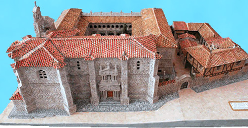 Maqueta del convento de Sancti Spiritus realizada por Jesús Fernández Chico Maqueta del convento de Sancti Spiritus realizada por Jesús Fernández Chico