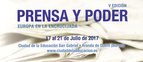  V Edición de Prensa y Poder “Europa en la Encrucijada”