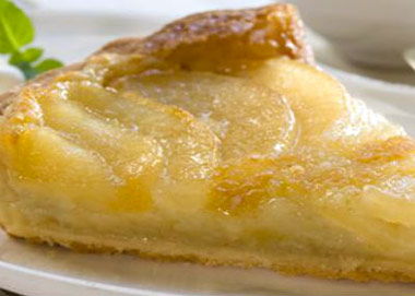 Tarta de pera con crema pastelera Tarta de pera con crema pastelera