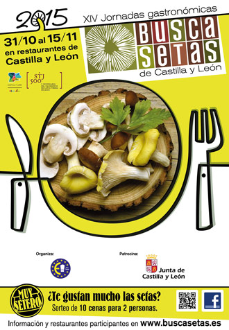 Inscripción en las Jornadas gastronómicas de las setas