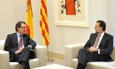 Referéndum Cataluña: Artur Mas y Rajoy Referéndum Cataluña: Artur Mas y Rajoy