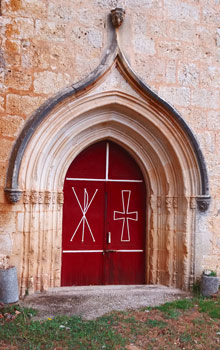 Portada de la ermita de Monzón (Gumiel de Mercado) Portada de la ermita de Monzón (Gumiel de Mercado)
