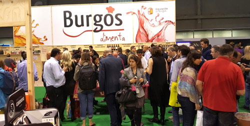 Afluencia de público en las degustaciones de Burgos Alimenta