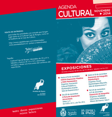Agenda Cultural de noviembre Agenda Cultural de noviembre