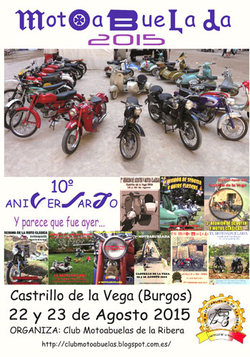 Motoabuelada 2015 en Castrillo de la Vega