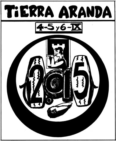 Cartel de la Bodega Tierra Aranda 2015