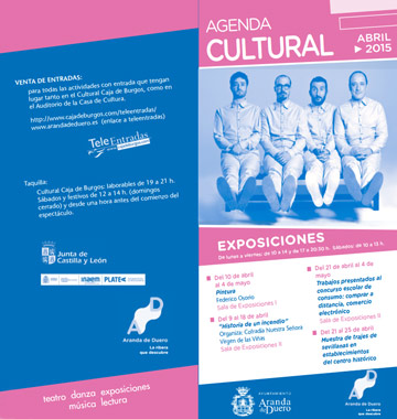 Agenda Cultural abril 2015 Agenda Cultural abril 2015