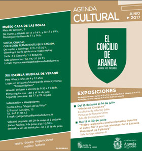 Agenda Cultural del mes de junio Agenda Cultural del mes de junio