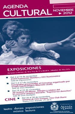 Agenda Cultural noviembre 2012