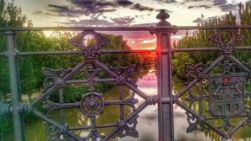 Fotografía: Merche Abad | Atardecer en Aranda de Duero