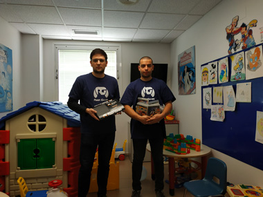 Pablo Ramiro (izqda) y Daniel Núñez representantes de Riber Games Pablo Ramiro (izqda) y Daniel Núñez representantes de Riber Games