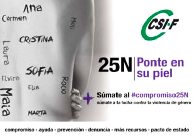 "Ponte en su piel" "Ponte en su piel" Súmate al #compromiso25N