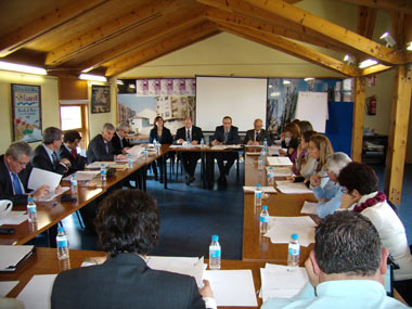Comisión Ejecutiva y del Consejo General de la Asociación Ibérica de Municipios Ribereños del Duero