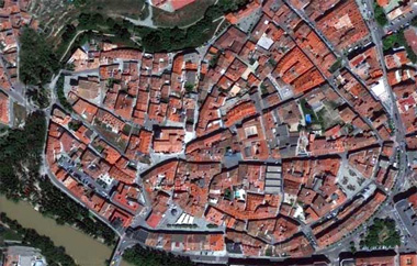 Plano del centro de Aranda de Duero Plano del centro de Aranda de Duero