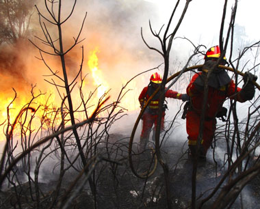 Lucha contra los incendios forestales