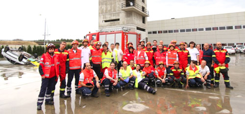 Bomberos, Personal de Emergencias y Unidades de S.V.B de Aranda de Duero