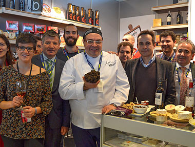 Empresarios agroalimentarios de Burgos Alimenta, Luis Salinero y Andrea Tumbarello