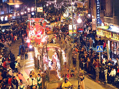 Llegada de los Reyes Magos de Oriente a Aranda de Duero