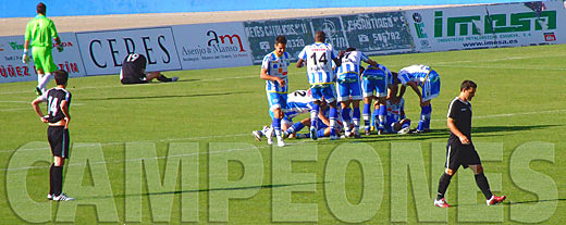 La Arandina es ya un equipo de 2ªB Fotografía: Javier Marqués. La Arandina golea al Alcobendas