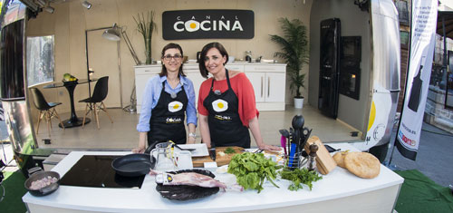 Grabación del programa de Canal Cocina