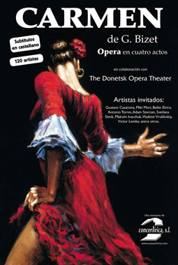 Cartel de la ópera Carmen