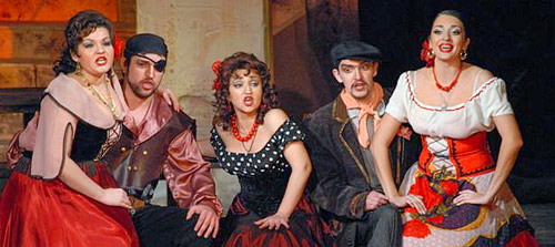 Representación de la ópera Carmen de Bizet en Aranda de Duero