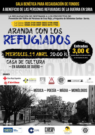 Gala Benéfica "Aranda con los Refugiados" Gala Benéfica "Aranda con los Refugiados"