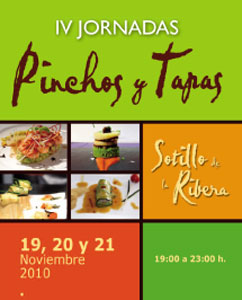 Cartel tapas y pinchos