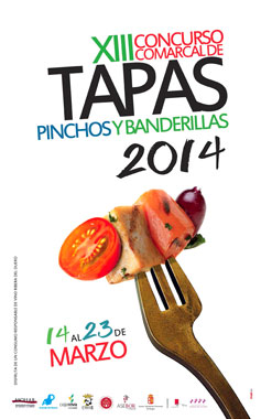 Cartel Anunciador del Concurso de Tapas 2014