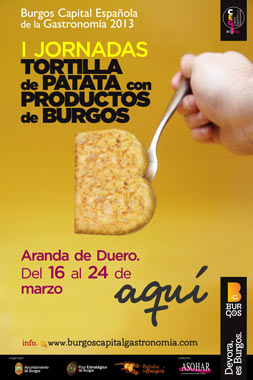 Tortilla de Patatas con productos de Burgos