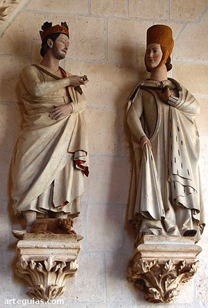 Fernando III y su esposa Beatriz de Suabia Fernando III y su esposa Beatriz de Suabia