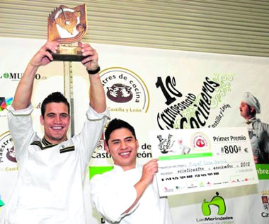 Miguel Cobo ganador del Concurso Regional de Cocineros 2012