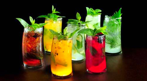 Cócteles sin alcohol