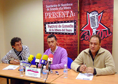 Acto de presentación del Festival de Comedia Ribera del Duero Fotografía: Merche Abad