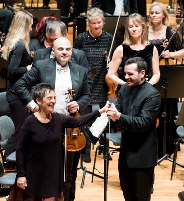 Maria João Pires y Lionel Bringuier Maria João Pires y Lionel Bringuier