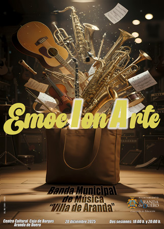 La Banda Municipal de Aranda presenta el concierto ‘EmocIonArte’